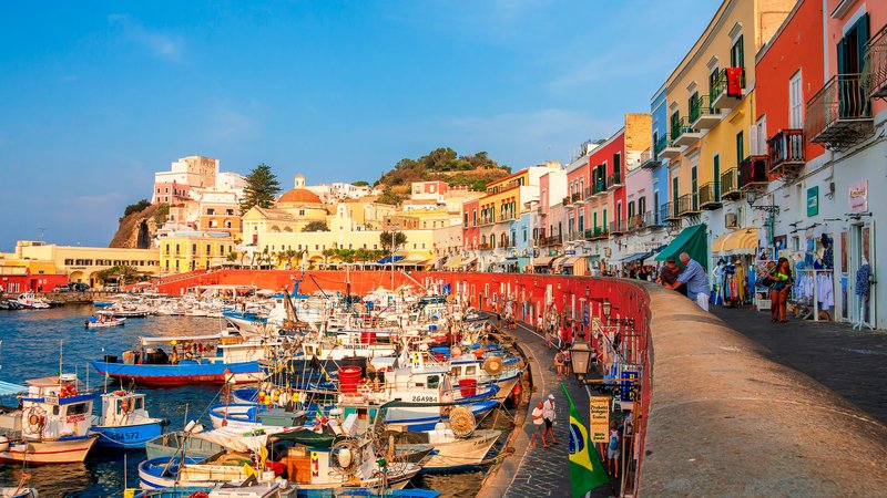 Porto colorato di Ponza